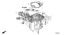 Honda BF15 DK0 SHSA (BALJ) - Honda Outboard Engine, Made in Japan (SN: BALJ-1400001 - BALJ-9999999) OIL CASE@OIL PAN GASKET