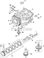 Kohler CV15-41583 - Kohler Command PRO Engine, Basic Version, 15hp, 11.2kW Crankcase 2-27-64
