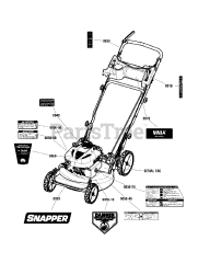 Snapper RP 2185020 (7800981-00) - Snapper 21" Walk-Behind Mower, 8.5hp