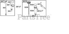 Briggs & Stratton 137202-1114-E2 - Briggs & Stratton Horizontal Engine Oil Group