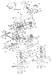 MTD 190-931-000 - MTD Mower Deck Assembly Only (1989)