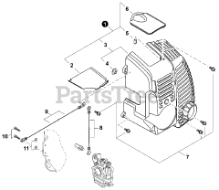Shindaiwa EB 802 - Shindaiwa Backpack Blower (SN: P37011001001 - P37011999999)