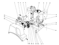 Toro 38073 (724) - Toro 24" Snow Thrower (SN: 039000001 - 039999999) (1993) Engine Assembly