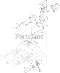 Exmark ZA3624 - Exmark 24" Z-Aerate Stand-On Aerator, Kohler CH440 (SN: 408644346 - 411294211) (Rev A) (2021)