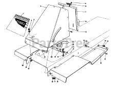 Toro 56175 (12-32) - Toro Rear-Engine Riding Mower (SN: 009000001 - 009999999) (1989)
