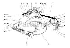 Toro 20700 - Toro Walk-Behind Mower (SN: 008000001 - 008999999) (1978)
