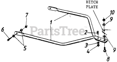 MTD 290-206-000 - MTD Tow Bar Kit (1989)