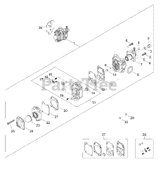 Swisher HT 3000 - Swisher Hedge Trimmer Carburetor