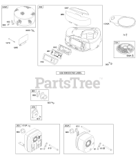 Briggs & Stratton 28BH77-0115-E1 - Briggs & Stratton Vertical Engine