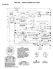 Winston Pro WP 14542 F - Winston Pro Lawn Tractor (1999) SCHEMATIC