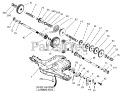 Toro 70125 (13-32 G) - Toro Rear-Engine Riding Mower (SN: 230000001 - 230999999) (2003)