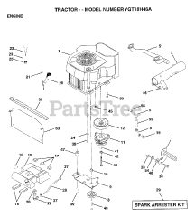 Electrolux/AYP Y GT 18H46 A - Electrolux/AYP Garden Tractor (1997) ENGINE
