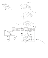Briggs & Stratton 21C214-0357-E1 - Briggs & Stratton Horizontal Engine Controls, Governor Spring