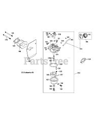 Troy-Bilt 2P70M0D - Troy-Bilt Engine 2P70M0D Carburetor