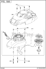 Subaru Robin EA190V50010 (EA190V) - Subaru Robin Engine 500 Cooling &amp; Starting