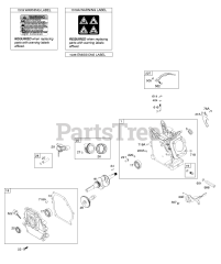 Briggs & Stratton 10D135-0003-F8 - Briggs & Stratton Horizontal Engine