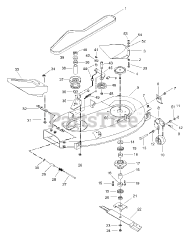 Gravely 987100 (GT 440) - Gravely 40" Garden Tractor, 15hp Kohler (SN: 000101 & Above)