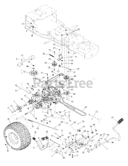 Cub Cadet i1050 (17AF9BKP009) - Cub Cadet 50" Zero-Turn Mower (2008 - 2010) Transmission Drive and Controls