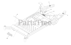 Exmark PNS651KA483 - Exmark 48" Pioneer S-Series Zero-Turn Mower, Kawasaki FR651V (SN: 314000000 - 314999999) (2014) Mainframe W/Decals Assembly No. 116-6831
