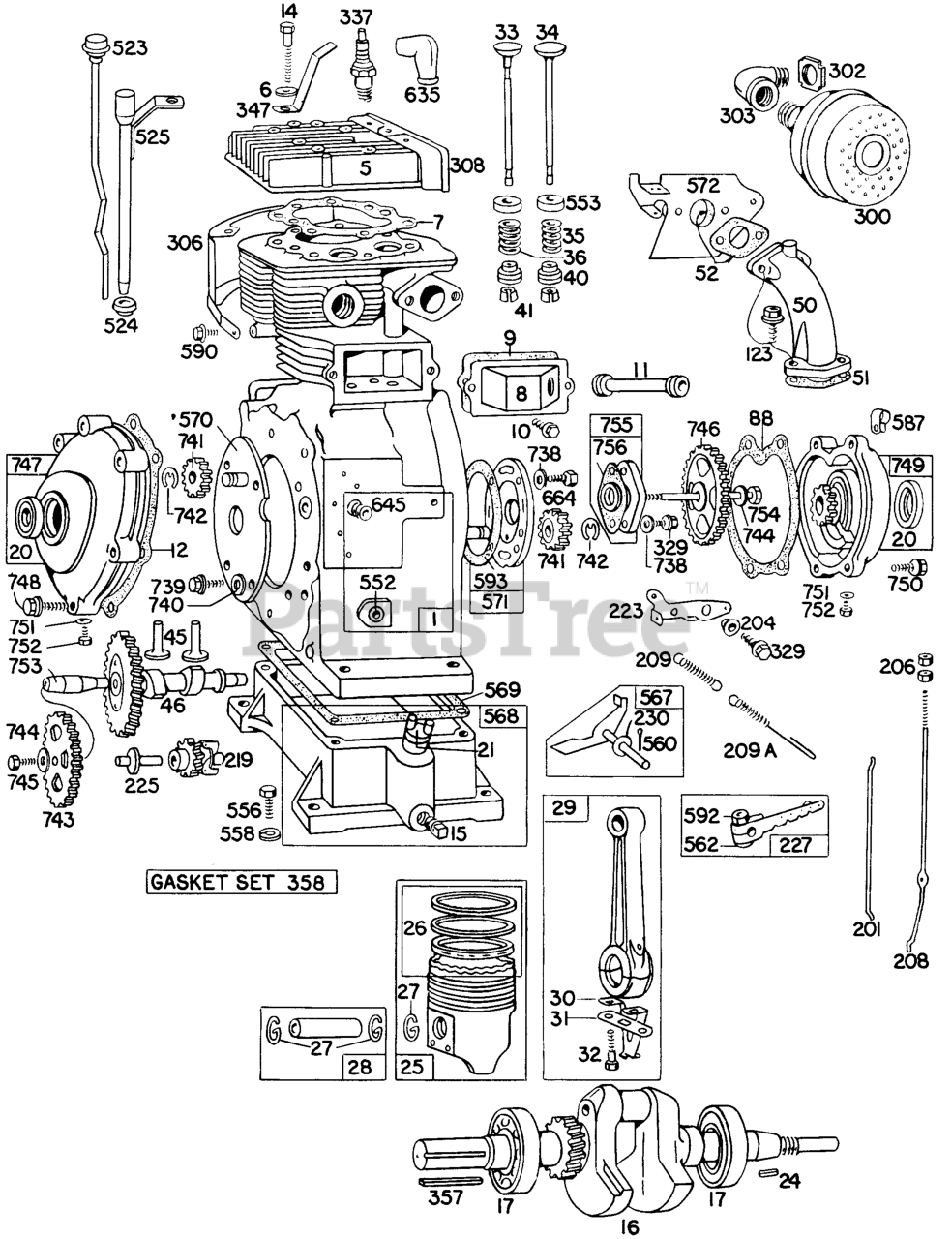 Briggs & Stratton 300421-0129