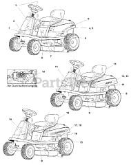 Simplicity 2690017 - Simplicity Coronet 30" Rear-Engine Riding Mower, 13hp