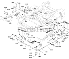 Ferris ISX 3300 (5902066) - Ferris ISX3300 Series 60" Zero-Turn Mower, 31hp Kawasaki Deck Lift Group