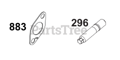 Briggs & Stratton 44T977-0032-G1 - Briggs & Stratton Vertical Engine Exhaust Group