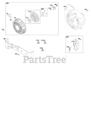 Briggs & Stratton 25T237-0331-H5 - Briggs & Stratton Horizontal Engine Blower Housing Group