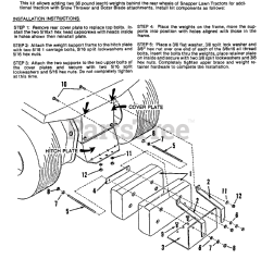 Snapper LT 11001 (83132) - Snapper Lawn Tractor, 11hp