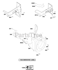 Briggs & Stratton 86432-0137-E1 - Briggs & Stratton Horizontal Engine