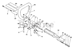 Echo SRM-200 BE - Echo String Trimmer Driveshaft, Handles, Throttle