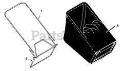 Scotts 20455x7A - Scotts 20" Walk-Behind Mower (1997) Bag Assembly