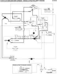 Ferris IS 700Z (5901394) - Ferris IS700Z Series 61" Zero-Turn Mower, 26hp Briggs & Stratton, CARB, Side-Discharge Electrical Schematic - Ign. Ground Circuit/Op. Pres. - B&amp;S 49R977 Vanguard S/N: 2017612395 - 2017954955