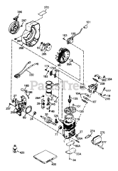 Toro 38170 - Toro CCR Powerlite Snow Thrower (SN: 069000001 - 069999999) (1996) Engine Tecumseh Model No. Hsk600 Type 1680s