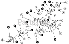 Snapper 1650 A (80524) - Snapper Garden Tractor, 16hp Implement (Mule) Drive