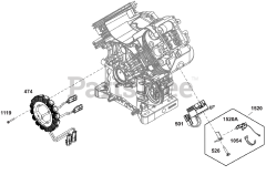 Briggs & Stratton 61G277-0029-J1 - Briggs & Stratton Horizontal Engine