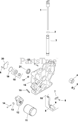Kohler CH13-22518 - Kohler Command PRO Single Engine, Made for Hancox, 13hp, 9.7kW Oil Pan/Lubrication 3-27-51