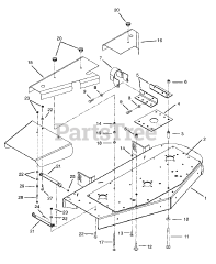 Gravely 890001 - Gravely 50" Deck for Pro-Master 400 Mower (SN: 000101 & Above)