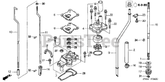 Honda BF15 D4 LGA (BALJ) - Honda Outboard Engine, Made in Japan (SN: BALJ-1100001 - BALJ-1199999) WATER PUMP + VERTICAL SHAFT (1)