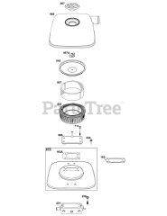 Briggs & Stratton 61E377-0141-J1 - Briggs & Stratton Horizontal Engine Air Cleaner Group