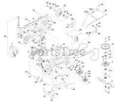 Exmark LZS88CDYM96RW0 - Exmark 96" Lazer Z Diesel Zero-Turn Mower, Yanmar 3TNV88C (SN: 402082300 - 404314158) (2018)