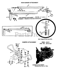Troy-Bilt 1832 - Troy-Bilt Row Marker Attachment