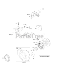 Briggs & Stratton 12D412-0100-E1 - Briggs & Stratton Horizontal Engine