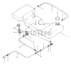 Cub Cadet 1541 (141-651-100) - Cub Cadet Garden Tractor (SN: 800000 - 816508) Fuel Tank