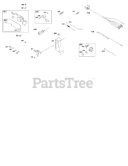 Briggs & Stratton 356447-0619-G1 - Briggs & Stratton Horizontal Engine Controls Group