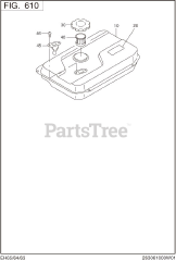 Subaru Robin EH650DC2671 (EH65) - Subaru Robin Engine 610 Fuel &amp; Lubricant