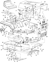 MTD 82-5140 (136-725-019) - MTD Lawn Tractor (1986) (Agway) Parts