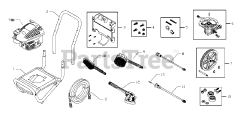 Brute 020300-1 - Brute 2,200 PSI Pressure Washer