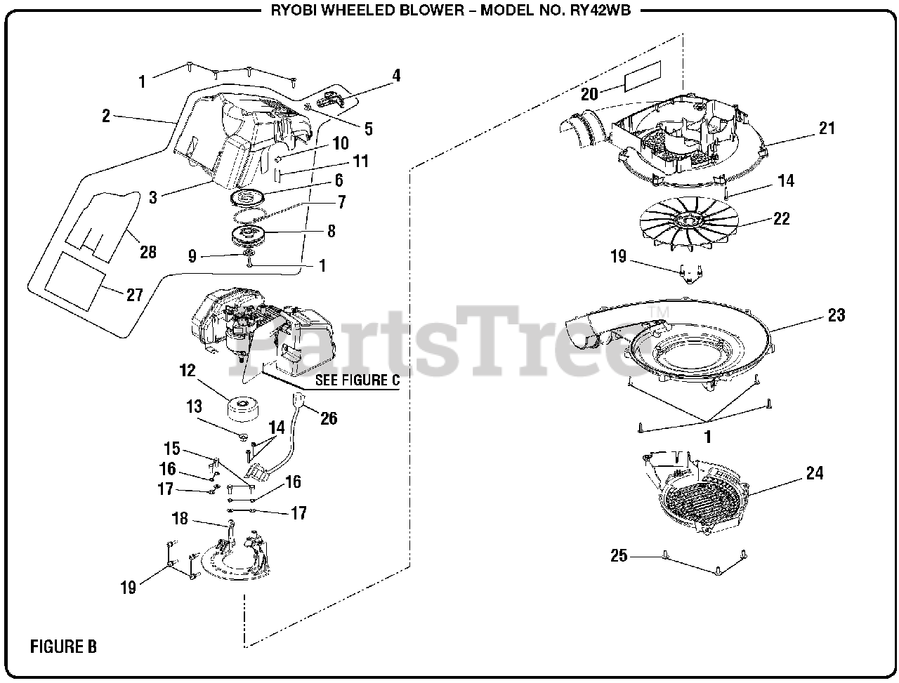 Ryobi RY 42 WB (090248002) Ryobi Wheeled Blower, Rev 01 (201709