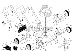 Murray 22P50L10X8A (96117001404) - Murray 22" Walk-Behind Mower (2010)